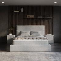 Boxspring Met Opbergruimte Vento - Beige - Dekbed-Discounter.nl