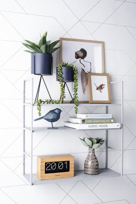Plantenpot Set Pedestal - donkerblauw