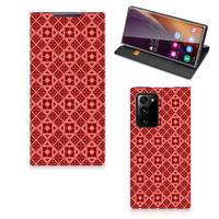 Samsung Galaxy Note 20 Ultra Hoesje met Magneet Batik Rood