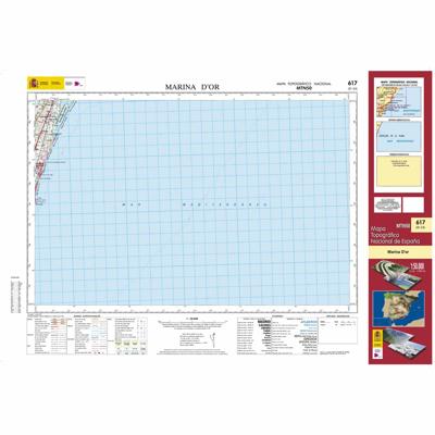 Topografische kaart 617 MT50 Marina D´or | CNIG - Instituto Geográfico Nacional1