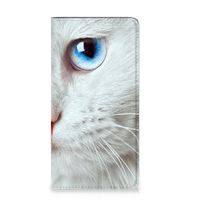 Samsung Galaxy A54 Hoesje maken Witte Kat