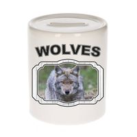 Dieren liefhebber wolf spaarpot - wolven cadeau - Spaarpotten - thumbnail