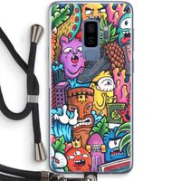 Vexx Mixtape: Samsung Galaxy S9 Plus Transparant Hoesje met koord