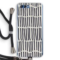Moroccan stripes: Honor 10 Transparant Hoesje met koord