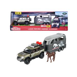 Majorette Land Rover Defender met paardentrailer