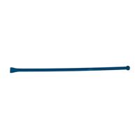 Gebr. Bodegraven stootijzer - plat/knop - 1500mm x Ø28mm - blauw gelakt