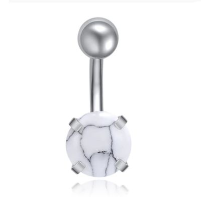 Edelstaal Navelpiercing LGT JWLS - Howliet & Zilver