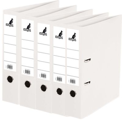 5x Ringband mappen/ordners wit 75 mm A4 5x Ringband mappen/ordners wit 75 mm A4