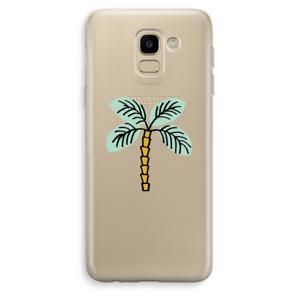 Palmboom: Samsung Galaxy J6 (2018) Transparant Hoesje