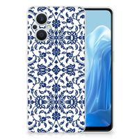 OPPO Reno8 Lite TPU Case Flower Blue