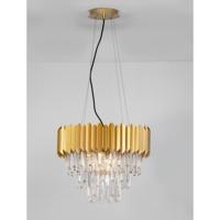 Lyora HanglampMagnolia goud en kristal Ø 50cm - 9824075