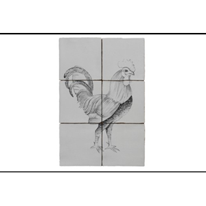Terre d&apos;Azur Malaga Bone Decor Chicken 6-dl