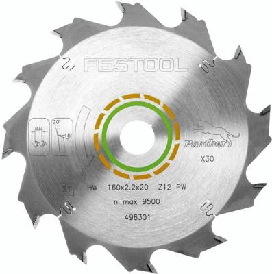 Festool Cirkelzaagblad voor Hout | Wood Rip Cut | Ø 160mm Asgat 20mm 12T - 496301