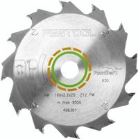 Festool Cirkelzaagblad voor Hout | Wood Rip Cut | Ø 160mm Asgat 20mm 12T - 496301