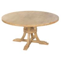 Eettafel Home ESPRIT Natuurlijk Hout 150 x 150 x 76 cm