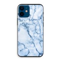 Blauw marmer: iPhone 12 mini Biologisch afbreekbaar hoesje