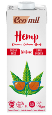 Ecomil Hennepdrink Suikervrij 1000 ml