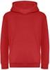 Just Cool JH201K Kids´ Organic Hoodie - Fire Red - 1/2 (XXS)