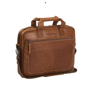 Chesterfield - Calvi Lederen Laptoptas - 15 inch - Cognac