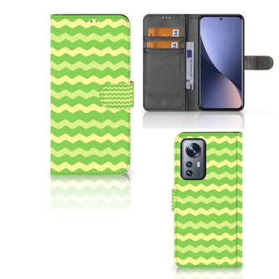 Xiaomi 12 Pro | Telefoon Hoesje | Waves Green