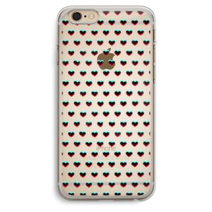 Hartjes: iPhone 6 Plus / 6S Plus Transparant Hoesje