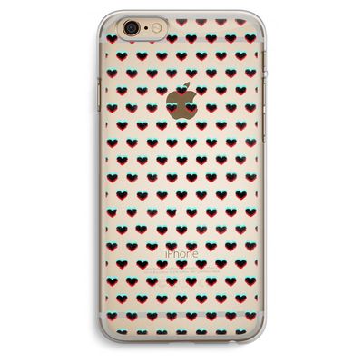 Hartjes: iPhone 6 Plus / 6S Plus Transparant Hoesje