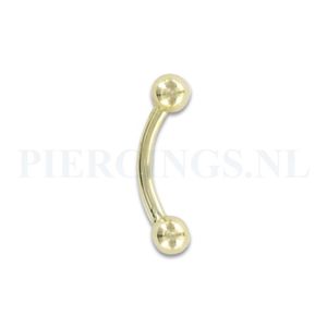 Banana goud 14 karaat 1.6 mm