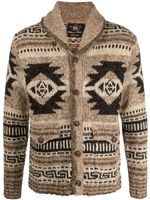 Ralph Lauren RRL cardigan en maille Fair Isle - Marron Ralph Lauren RRL cardigan en maille Fair Isle - Marron