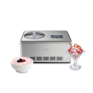 Solis Gelateria Pro Touch 8502 IJsmachine en Yoghurtmaker - RVS - Zilver