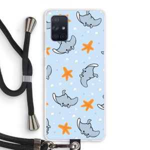 Manta: Samsung Galaxy A71 Transparant Hoesje met koord