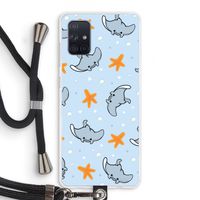Manta: Samsung Galaxy A71 Transparant Hoesje met koord Manta: Samsung Galaxy A71 Transparant Hoesje met koord