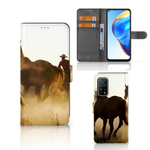 Xiaomi Mi 10T Pro | Mi 10T Telefoonhoesje met Pasjes Design Cowboy