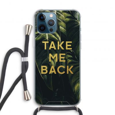 Take me back: iPhone 12 Pro Transparant Hoesje met koord