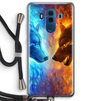 Fire & Ice: Huawei Mate 10 Pro Transparant Hoesje met koord