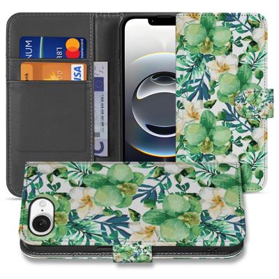 iPhone 16e Hoesje Orchidee Groen