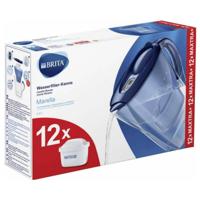 Brita Marella inkl. 12x Maxtra Pro 125978 Waterbesparende filterset 2.4 l Blauw