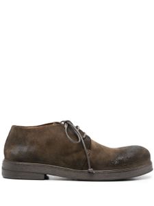 Marsèll Zucca Zeppa suede brogues - Marron