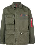 Alpha Industries veste militaire imprimée - Vert