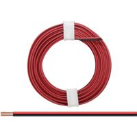 Donau Elektronik 225-01 Draad 2 x 0.25 mm² Rood/zwart 5 m - thumbnail