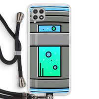 Chug Bottle: Samsung Galaxy A22 4G Transparant Hoesje met koord