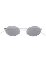 Mykita lunettes de soleil Mykita x MMM Oval - Blanc