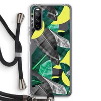 Fantasie jungle: Sony Sony Xperia 10 III Transparant Hoesje met koord