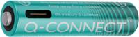 Q-CONNECT USB-C herlaadbare batterijen AAA, blister van 4 stuks