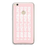 Hotline bling pink: Huawei Ascend P8 Lite (2017) Transparant Hoesje