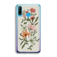Hello bloemen: Huawei P30 Lite Transparant Hoesje