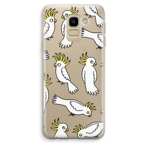 Papegaai: Samsung Galaxy J6 (2018) Transparant Hoesje