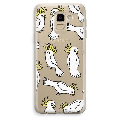 Papegaai: Samsung Galaxy J6 (2018) Transparant Hoesje