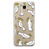 Papegaai: Samsung Galaxy J6 (2018) Transparant Hoesje