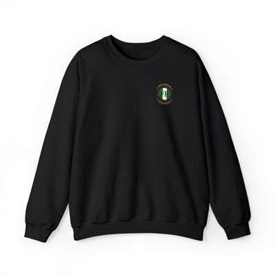 Sweater loose regular zwart - FR- Wat gaan we doen vandaag - logo links
