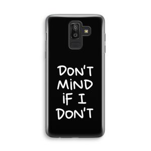 Don't Mind: Samsung Galaxy J8 (2018) Transparant Hoesje